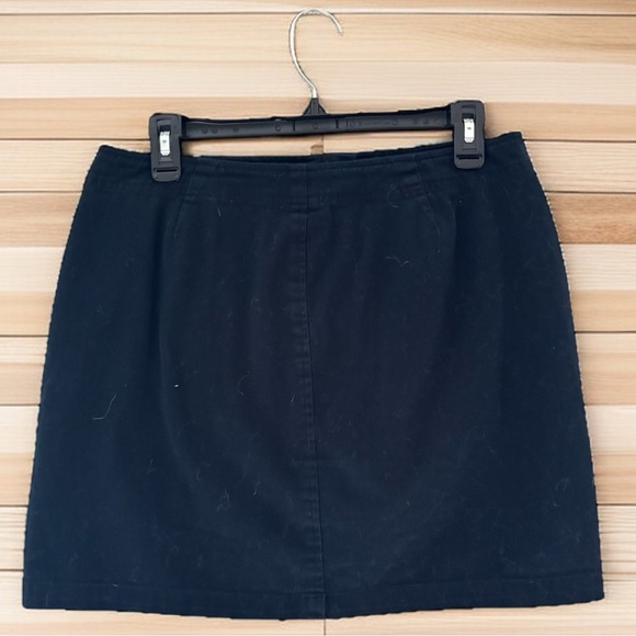 Larry Levine Navy Blue Skort Size 8 Classic Cotton Stretch Flattering Fit - Picture 3 of 4